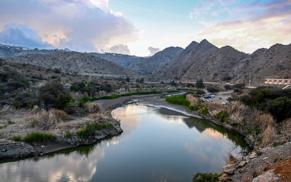 One of the valleys of al-Bahah Province, southwest of the Kingdom. (SPA)