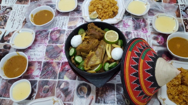 Raqsh main dish in Najran Province. (SPA)