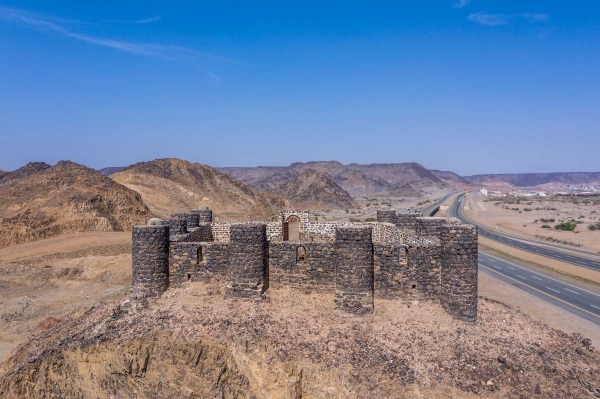 Al-Asfan Archaeological Fortress is one of the historical landmarks in western Saudi Arabia. (Ministry of Culture)