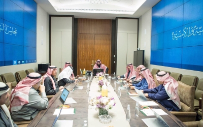 Prince Mohammed Bin Salman chairs the meeting of the Council of Political and Security Affairs in Riyadh. (SPA)