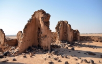 One of the archaeological sites in Qassim Province on the Basra-Makkah route. (SPA)