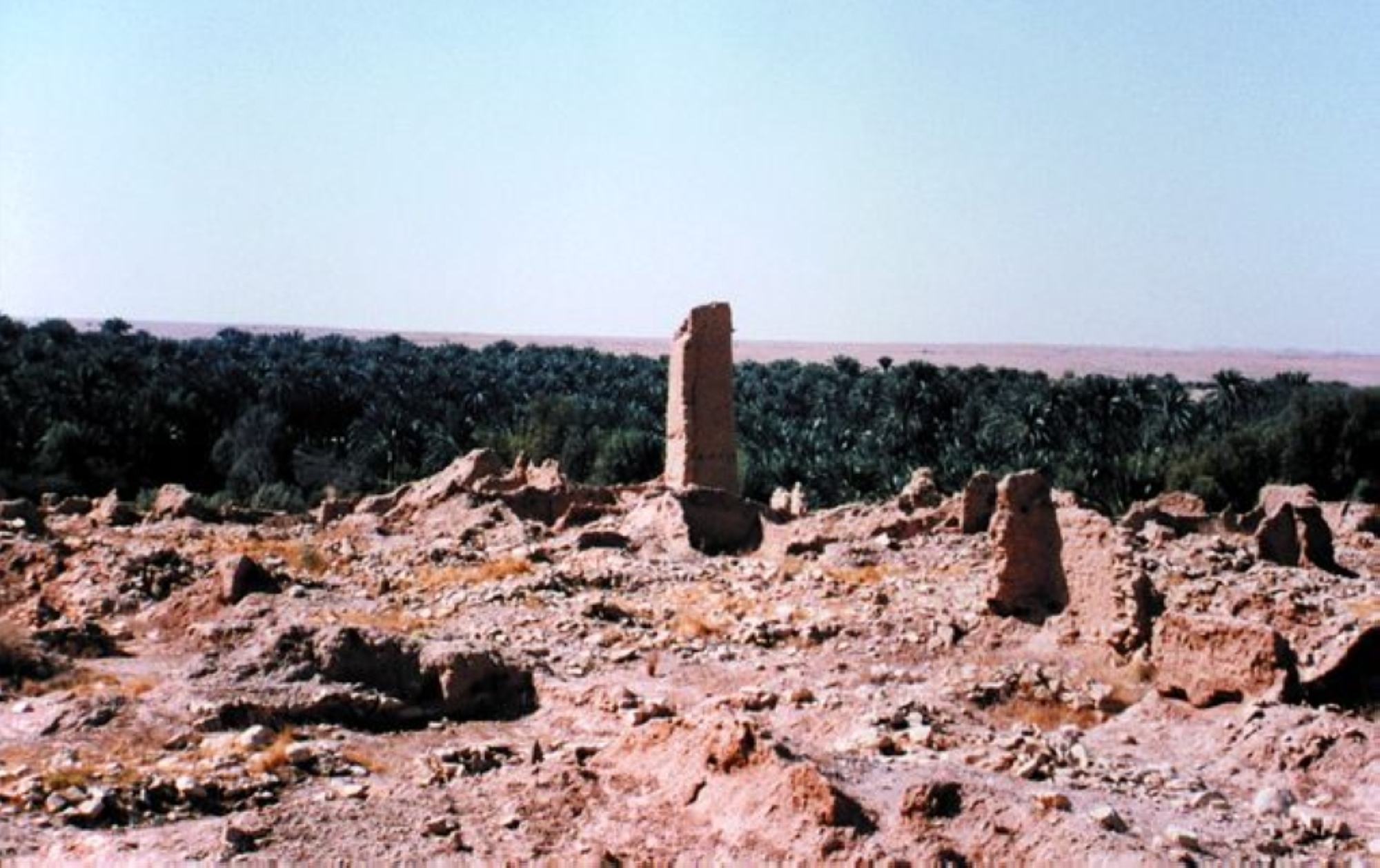 The historic Ghusaybah neighborhood on the banks of Wadi Hanifa in Riyadh. (Darah)