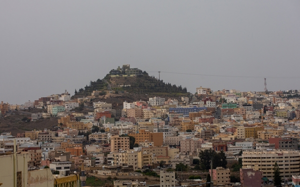 The city of Abha in the south of the Kingdom. (Saudipedia)