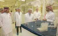 Smart chips on display at King Abdulaziz City for Science and Technology. (SPA)