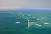 An aerial view of the Manifa Field located north of al-Jubayl. (SPA)