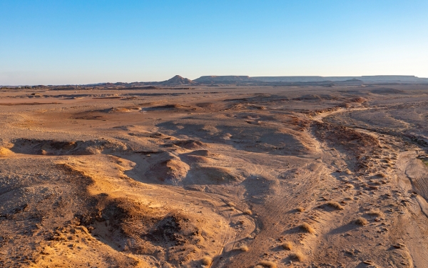 Evidence of the archaeological village of al-Shuwayhitiyah in al-Jawf Province located in the north of the Kingdom. (SPA)