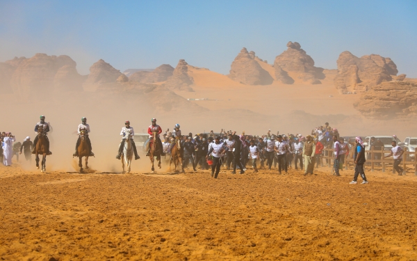 One of the horse racing events in Al-Ula. (Royal Commission for Governorate of Al-Ula)