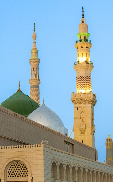 Minarets of the Prophet's Mosque. (SPA)