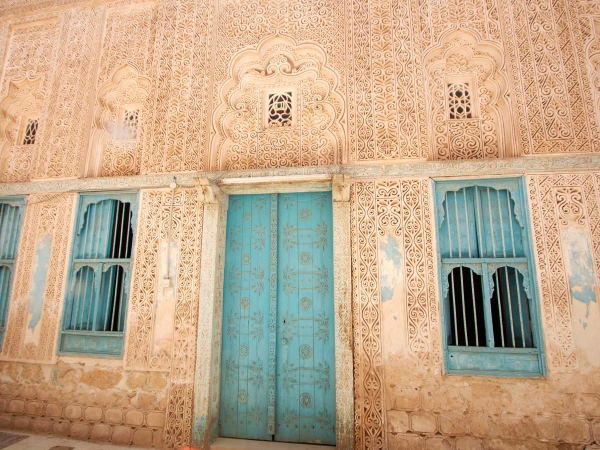 The interior facade of the House of al-Rifai. (Saudipedia)