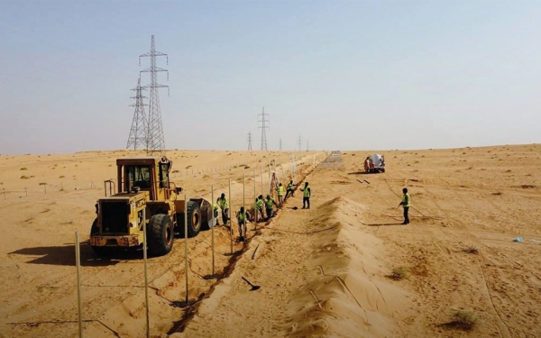 Desert agriculture to combat desertification. (National Center for Vegetation Cover Development and Combating Desertification)