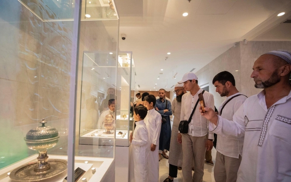 Artifacts at the Architecture of Prophet&#039;s Mosque Exhibition in al-Madinah al-Munawwarah. (SPA)