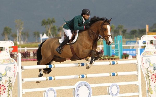 One of the show jumping championships in the Kingdom. (SPA)