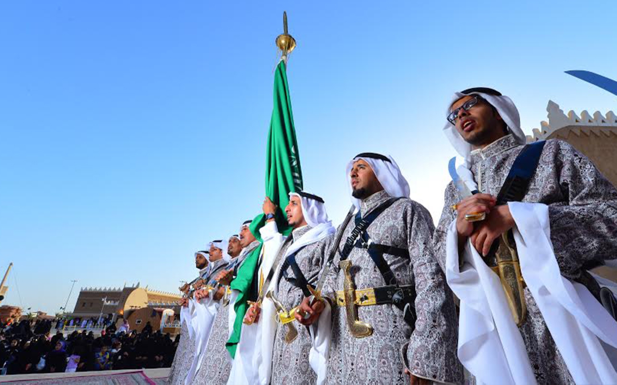 The flag in the Saudi Ardah. (SPA)