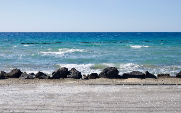 The beach of Ummlujj Governorate on the coast of the Red Sea. (SPA)