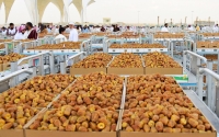 Dates for sale at the Buraydah Dates Festival. (SPA)