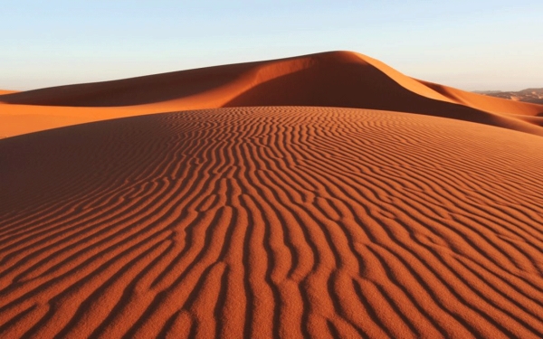 Al-Dahana Desert covers five administrative regions. (King Abdulaziz Foundation for Research and Archives)