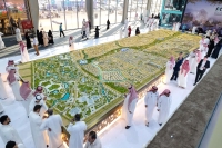 A residential Mockup at Cityscape Global Exhibition. (SPA)