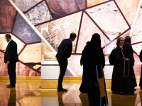 Visitors at one of the museums developed in the Kingdom. (Ministry of Culture)