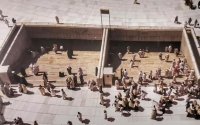 An aerial view of the old entrance to Zamzam Well. (SPA)