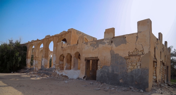 Historical Fakhriyah Palace, also known as Jalawi Palace, in al-Ahsa Governorate in the Eastern Province. (Saudipedia)