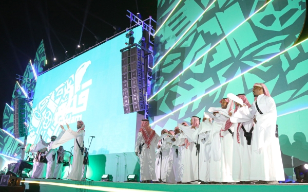 Al-Samri dance is a traditional folk heritage in Najd Province. (SPA)