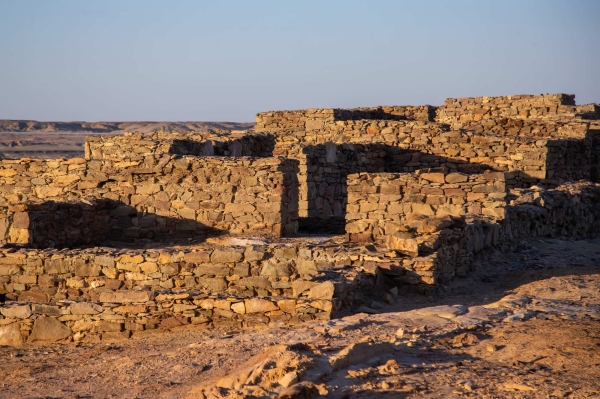 Al-Hamra archaeological palace in Tayma Governorate. (Saudipedia)