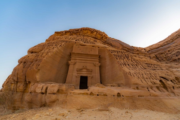 Nabataean tombs in Hijr, al-Ula. (SPA)