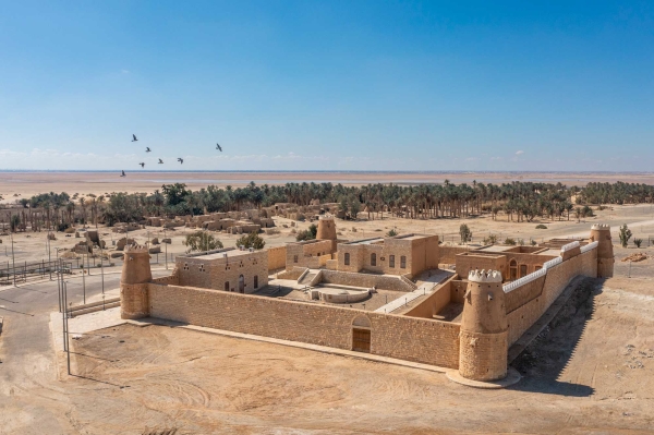 Kaf Archaeological Palace in al-Jawf Province. (SPA)