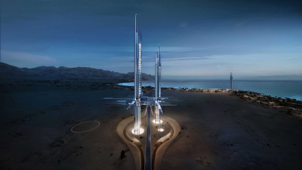 Illustration of the Epicon project in NEOM. (Media Center of NEOM)