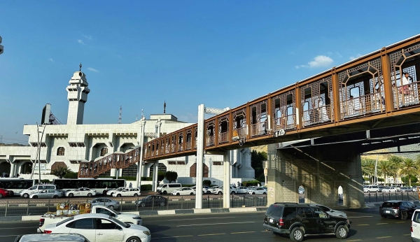 One of the pedestrian bridges in Makkah al-Mukarramah. (SPA)