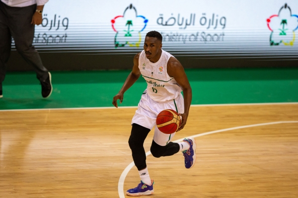 One of the players of the Saudi national basketball team. (Saudipedia)