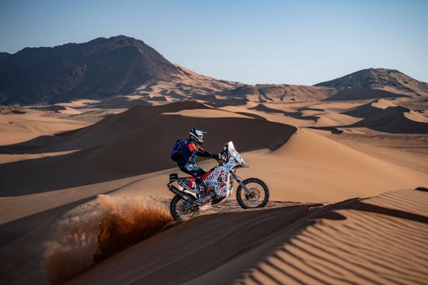 From the Dakar Rally 2021, motorcycle category. (Ministry of Sport)