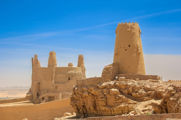 Marid Castle in Dawmat al-Jandal Governorate in al-Jawf Province. (SPA)