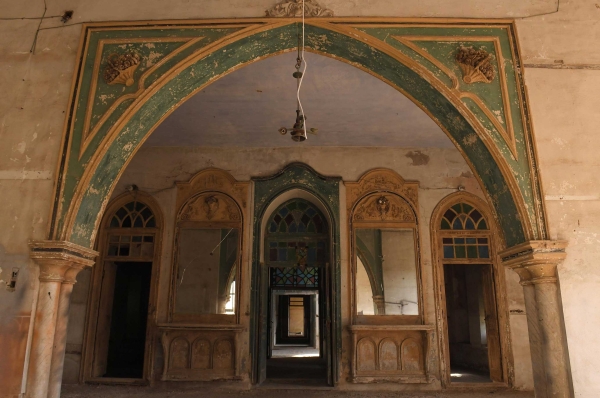 Internal view of the Khuzam Palace, of which a part of it was transformed into a museum. (SPA)