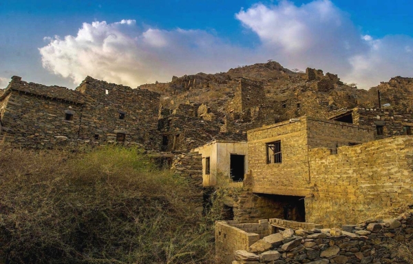 Al-Khalaf and al-Khalif historical area in Qilwah Governorate, al-Bahah Province. (SPA)