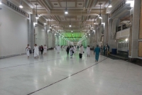 The Sa’i between Safa and Marwa in the Grand Mosque. (SPA)