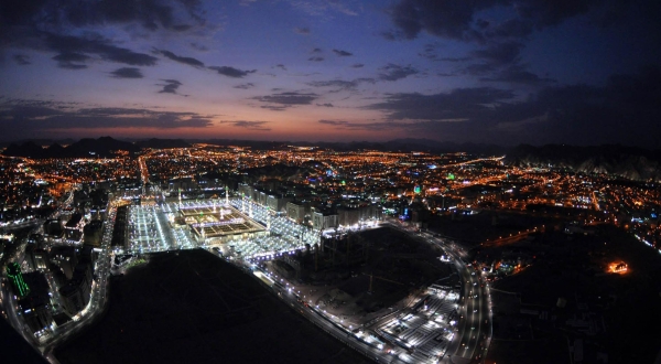 The Prophet&#039;s Mosque, which has been included in the Saudi expansion efforts. (SPA)