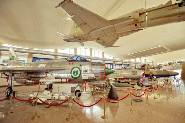 A collection of fighter aircraft at Saqr al-Jazira Aviation Museum in Riyadh. (SPA)