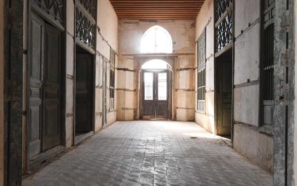 A corridor of the Khuzam Palace in Jeddah. (SPA)