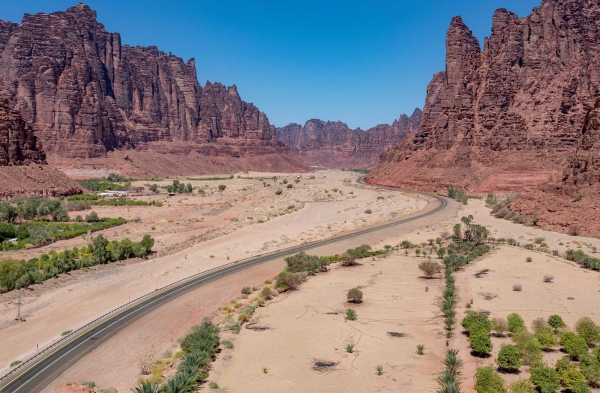 Wadi ad-Disah in Tabuk Province. (SPA)