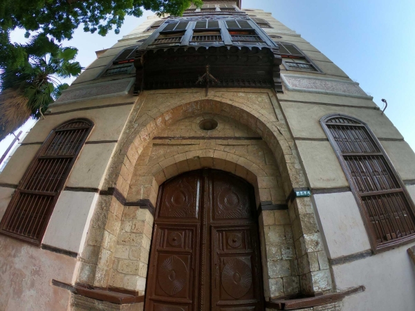 The facade of Nassif House, one of the historical monuments located in the heart of Jeddah. (SPA)