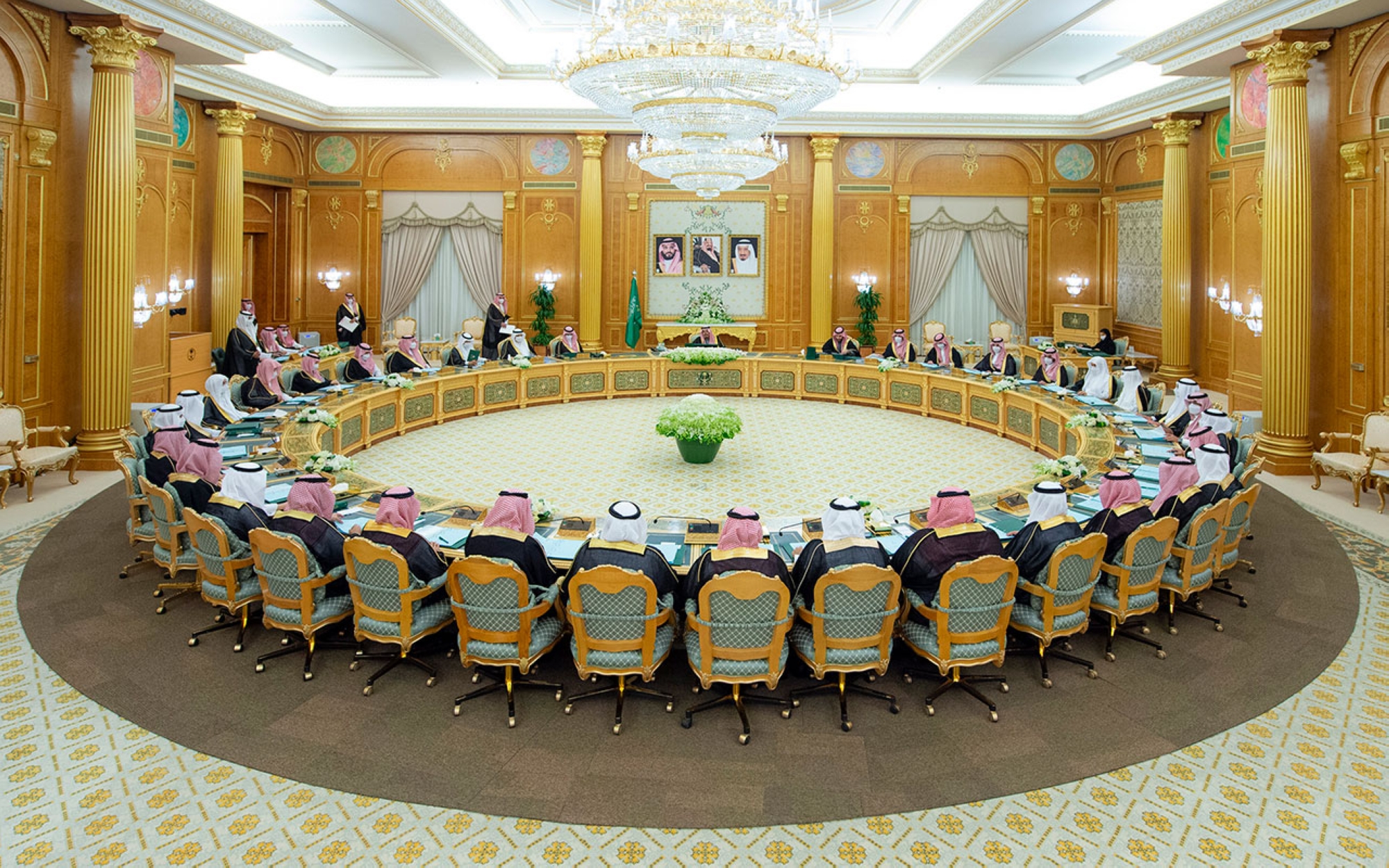 A session of the Council of Ministers. (SPA)