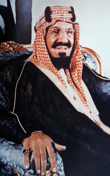 King Abdulaziz Bin Abdulrahman Al Saud.