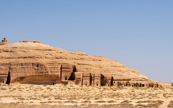 From al-Hijr archaeological site in al-Ula City. (SPA)