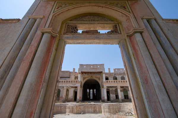 The gate of Jabra Palace in Taif. (SPA)