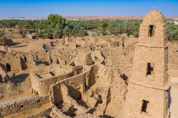 Al-Dar'i Historical Neighborhood in Dawmat al-Jandal City in al-Jawf Province. (Ministry of Culture)