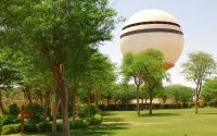 The water tower in Buraydah City. (King Abdulaziz Foundation for Research and Archives (Darah))