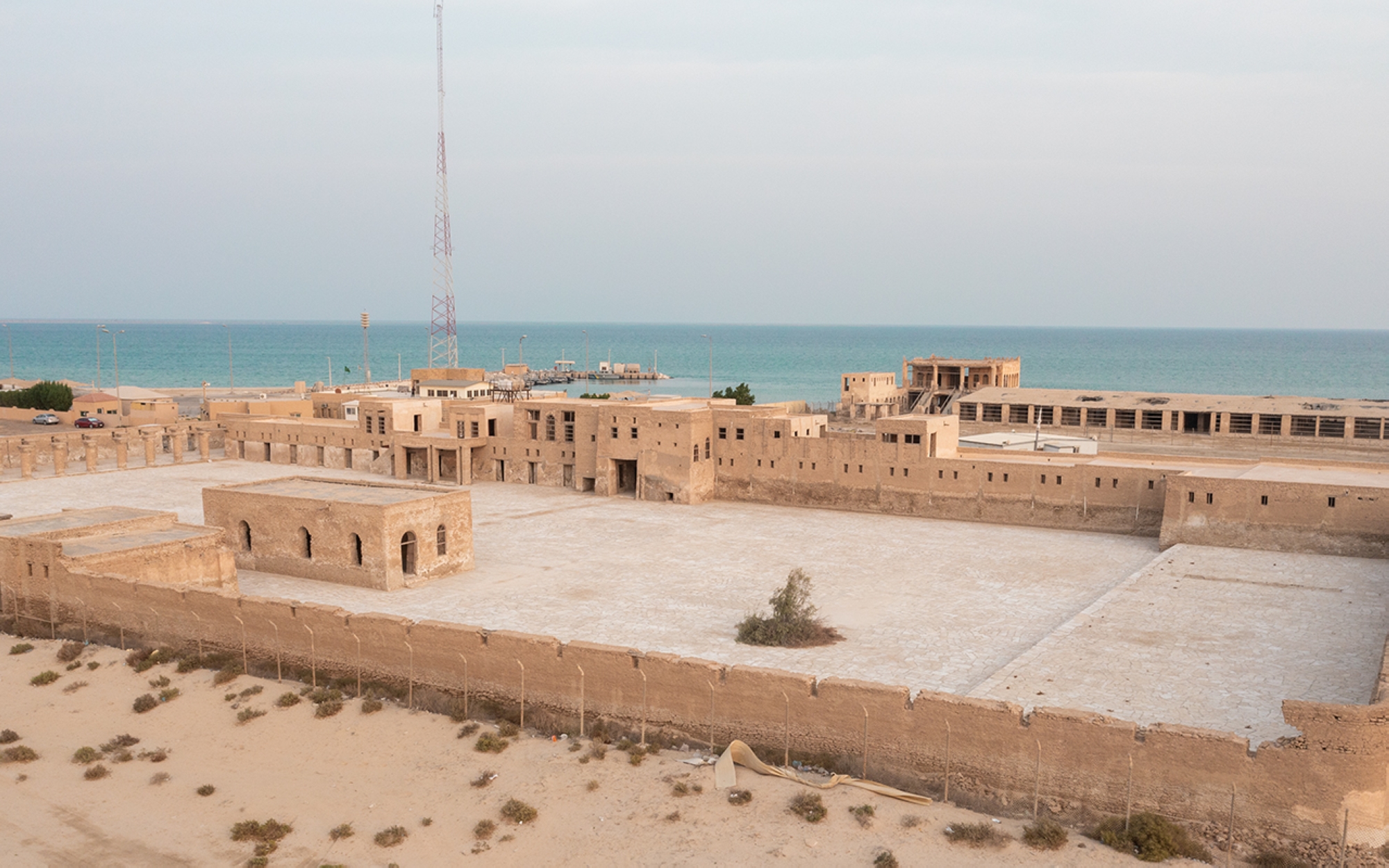 Historical Port of al-Uqayr in al-Ahsa Governorate, east of the Kingdom. (Saudipedia)