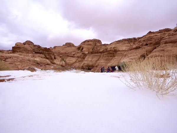 Snow Season in Saudi Arabia