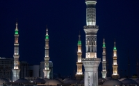 Minarets of the Prophet&#039;s Mosque. (SPA)